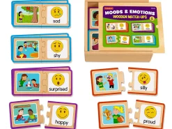 Moods & Emotions Wooden Match-Ups