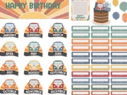 Moving Mountains Birthday Bulletin Board Set - Set 2
