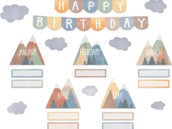 Moving Mountains Birthday Bulletin Board Set - Set 1