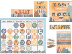 Moving Mountains Calendar Bulletin Board Set