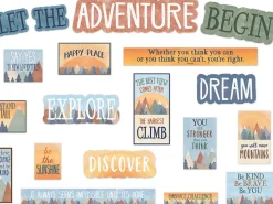 Moving Mountains Motivational Bulletin Board Set
