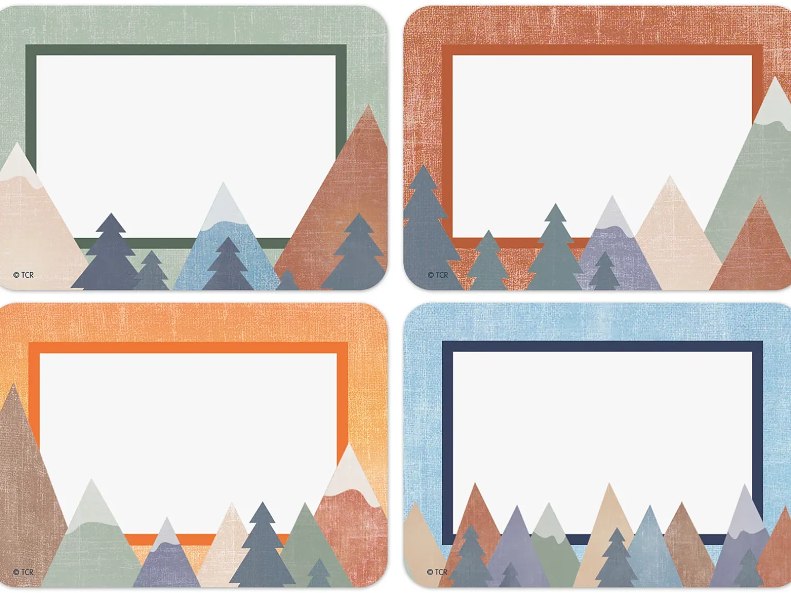 Moving Mountains Name Tags - Variety Pack
