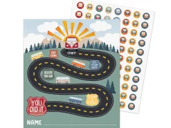 Moving Mountains Road Trip Reward Trackers with Stickers