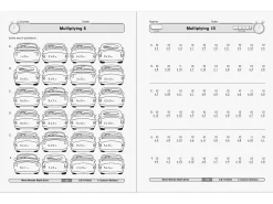 Multiplication & Division Minute Math Drills Workbook