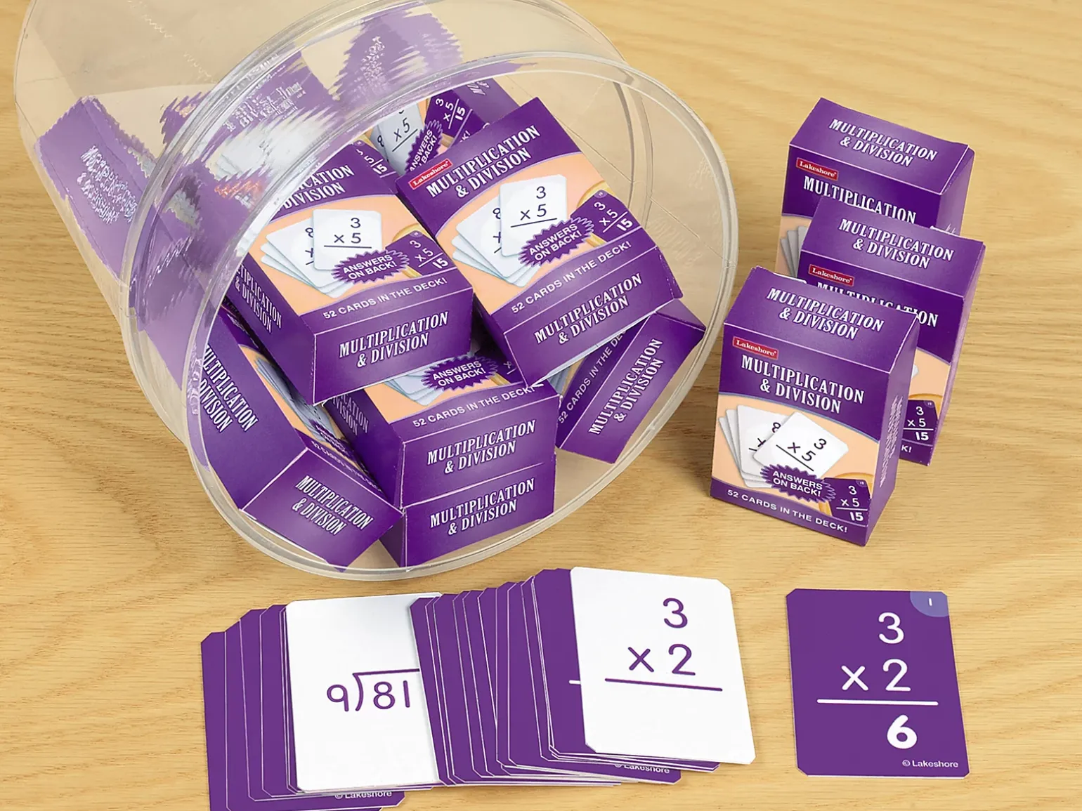 Multiplication & Division Practice Cards