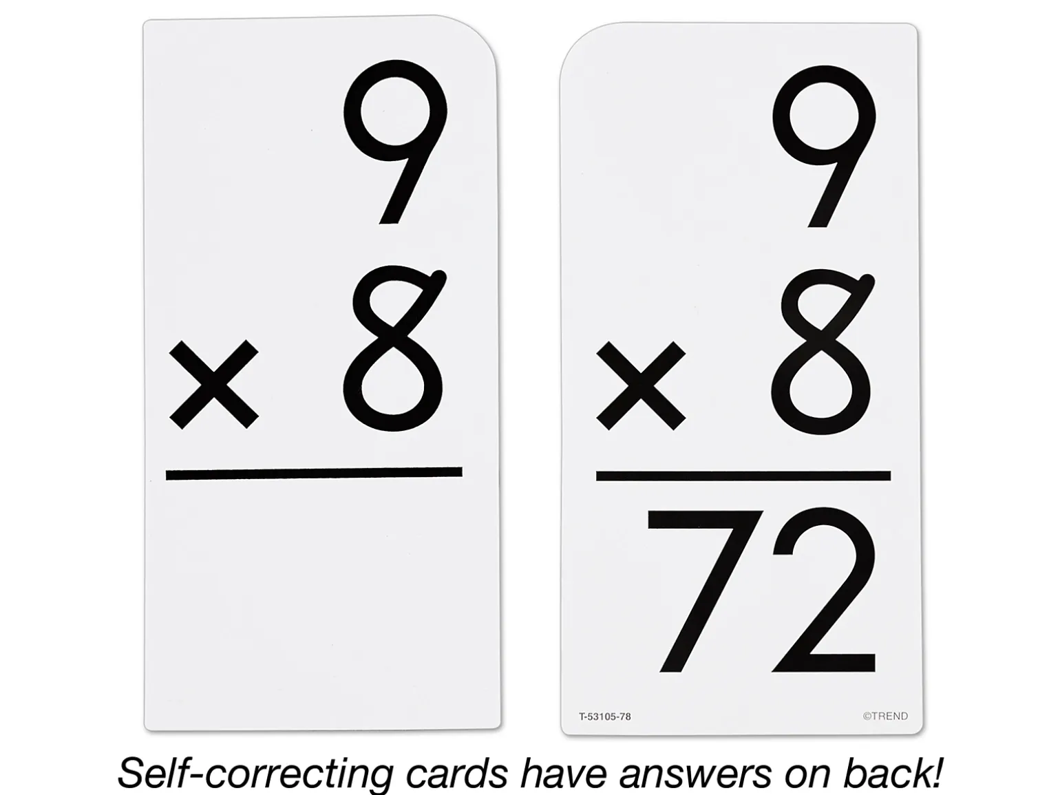 Multiplication 0-12 Flash Cards- 91 Cards