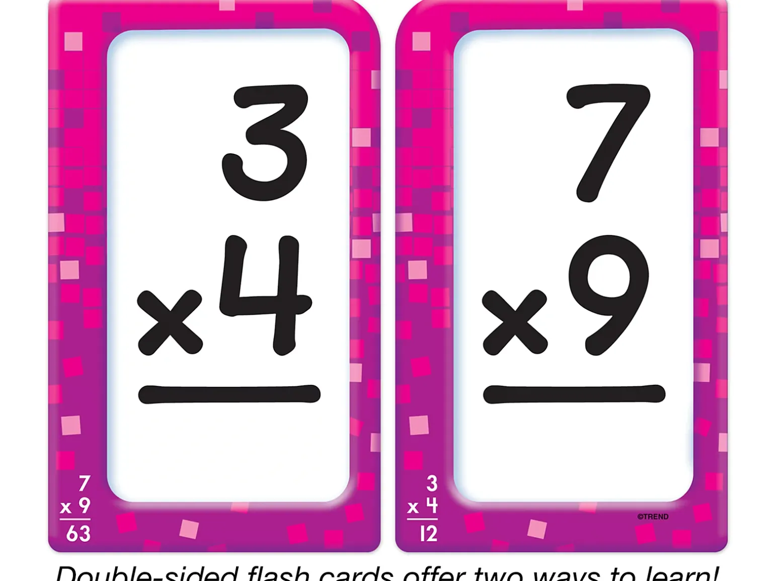 Multiplication 0-12 Pocket Flash Cards