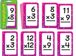 Multiplication 0-12 Pocket Flash Cards