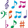 Musical Note Mini Accents