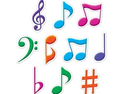 Musical Note Mini Accents