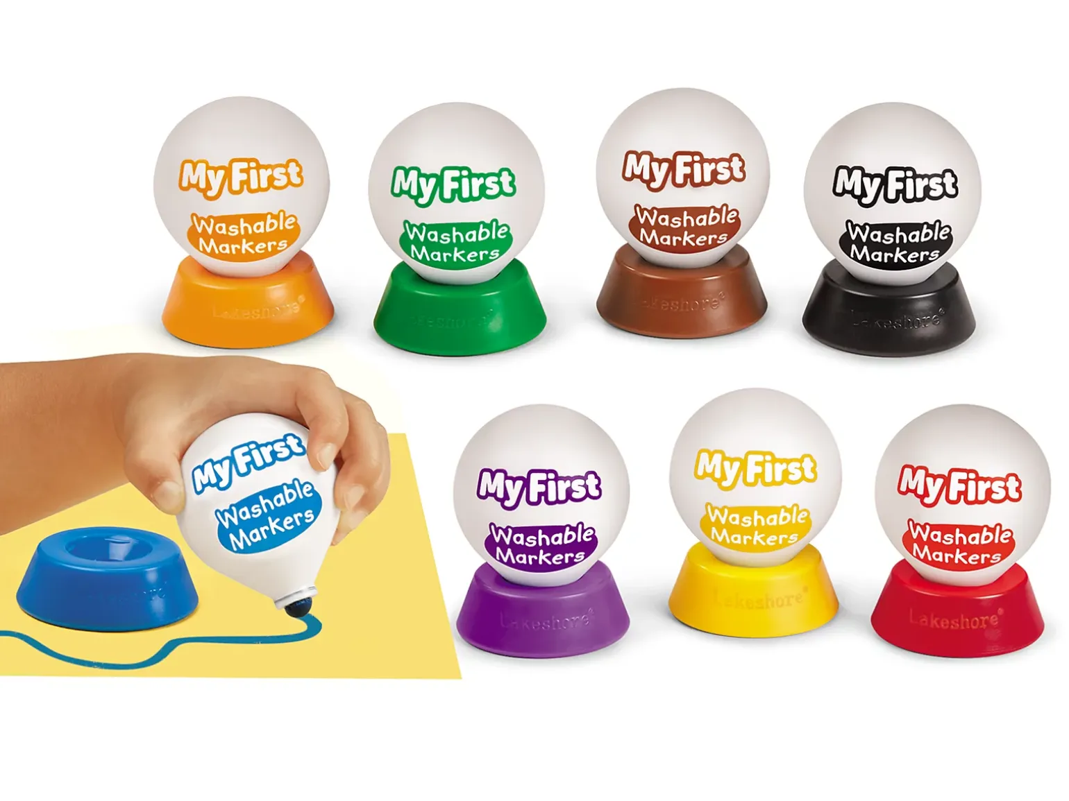 My First Washable Markers - Set of 8