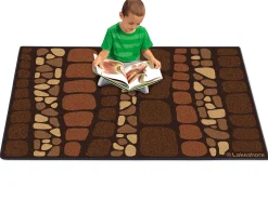 Natural Accents Cobblestone Classroom Carpets