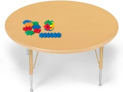 Natural Adjustable Round Tables