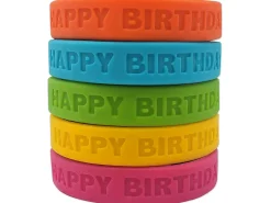 Neon Birthday Wristbands