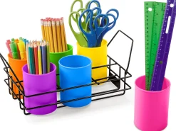 Neon Classroom Carry-All Supply Caddy
