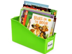 Neon Connect & Store Book Bins