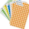 Neon Smiley Face Mini Stickers - Variety Pack