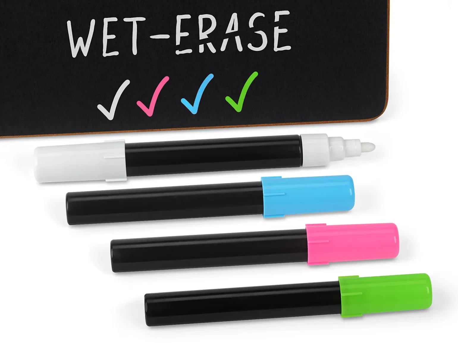 Neon Wet-Erase Chalk Markers - Set of 4