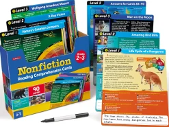 Nonfiction Reading Comprehension Practice Cards - Gr. 2-3