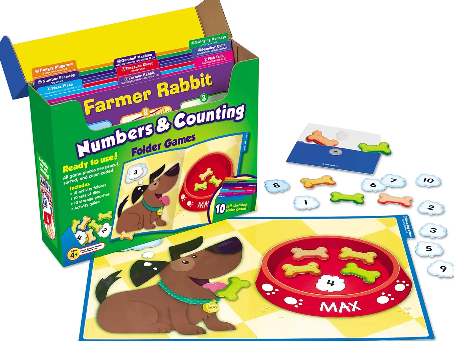 Numbers & Counting Folder Game Library - Pre K-K