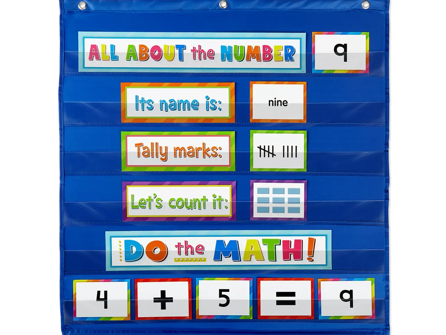 Numbers & Counting Pocket Chart Activity Cards
