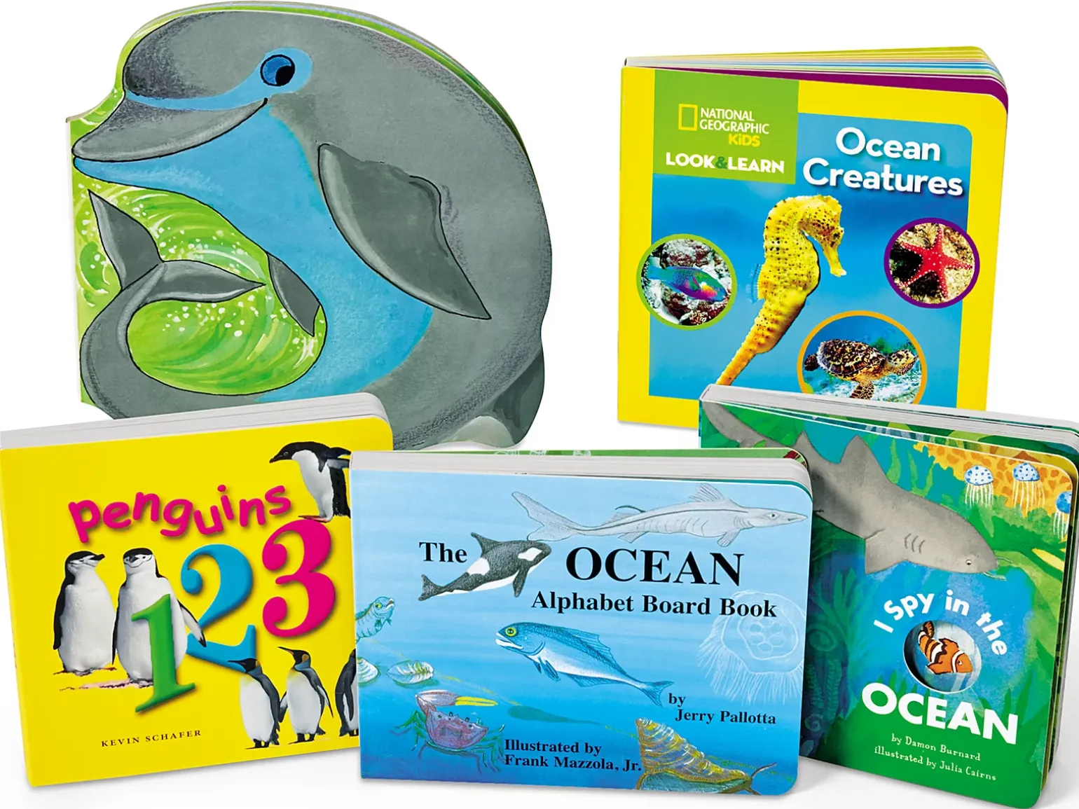 Ocean Animals Board Book Library