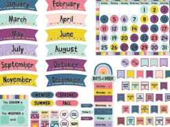 Oh Happy Day! Calendar Bulletin Board Set