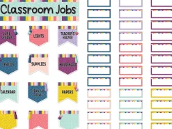 Oh Happy Day! Classroom Jobs Bulletin Board Set