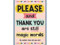 Oh Happy Day! Please and Thank You Poster