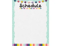 Oh Happy Day! Write & Wipe Schedule Poster