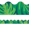 One World Tropical Leaf Scalloped Border