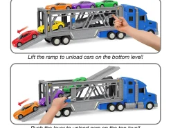 On the Move! Big Rig Car Carrier