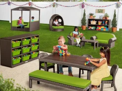 Outdoor 9-Cubby Storage Unit