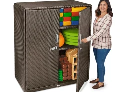 Outdoor Lockable Storage Cabinet