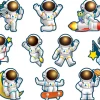 Outer Space Crew Astronaut Accents