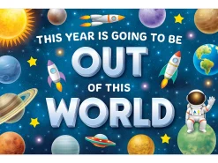 Outer Space Crew Postcards