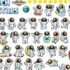 Outer Space Crew Reach for the Stars Bulletin Board Set