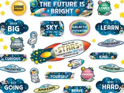 Outer Space Crew The Future Is Bright Bulletin Board Set