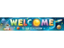 Outer Space Crew Welcome Banner