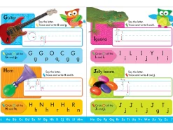 Owl-Stars!® Alphabet Write & Wipe Workbook