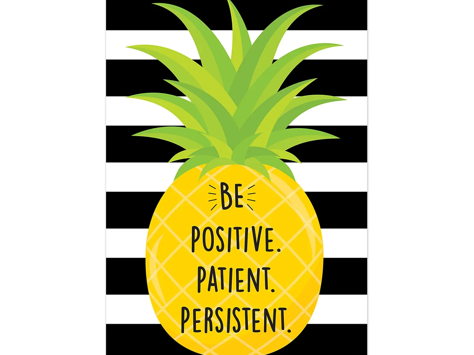 Palm Paradise Be Positive, Patient, Persistent Poster