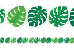 Palm Paradise Tropical Leaf Border