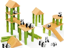 Panda Village Block Set
