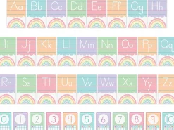 Pastel Pop Alphabet Card Bulletin Board Set