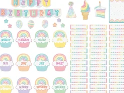 Pastel Pop Birthday Bulletin Board Set
