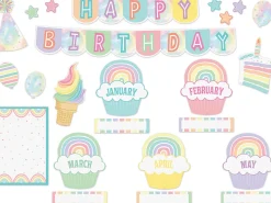 Pastel Pop Birthday Bulletin Board Set