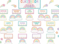 Pastel Pop Classroom Jobs Bulletin Board Set