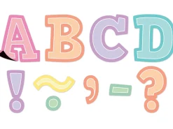 Pastel Pop 3" Magnetic Punch-Out Letters