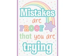 Pastel Pop Mistakes Are Proof Poster