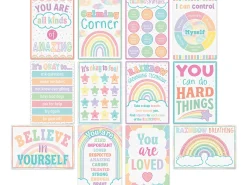 Pastel Pop Motivational Small Poster Pack